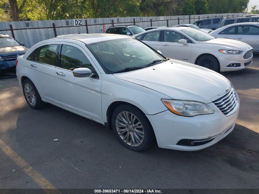 2012 Chrysler 200 Limited VIN: 1C3CCBCG8CN175357 Lot: 39653471