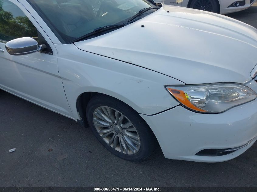 2012 Chrysler 200 Limited VIN: 1C3CCBCG8CN175357 Lot: 39653471