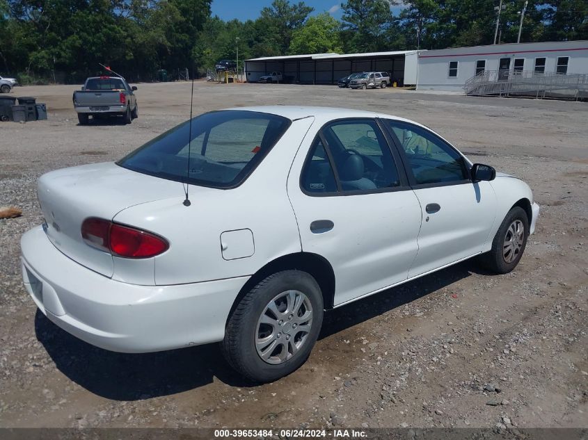 2001 Chevrolet Cavalier VIN: 1G1JC524917404943 Lot: 39653484