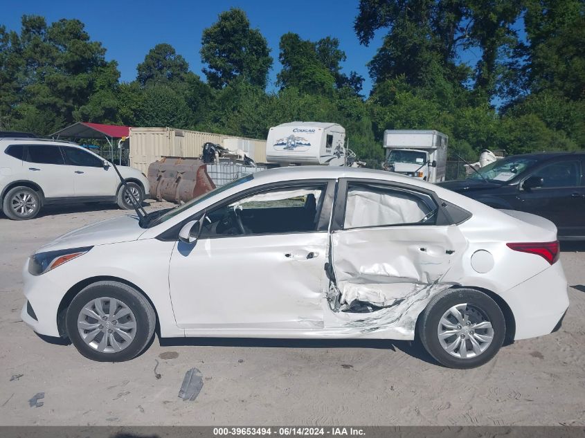 2021 Hyundai Accent Se VIN: 3KPC24A63ME130028 Lot: 39653494