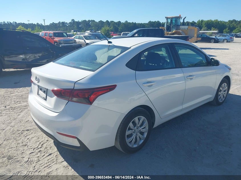 2021 Hyundai Accent Se VIN: 3KPC24A63ME130028 Lot: 39653494