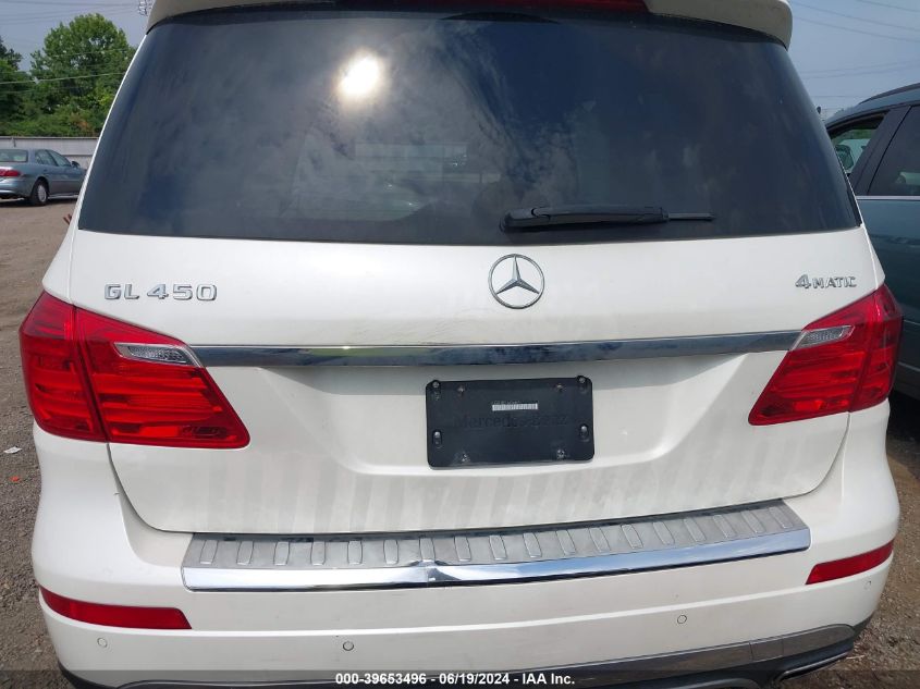 2016 Mercedes-Benz Gl 450 4Matic VIN: 4JGDF6EE1GA704974 Lot: 39653496