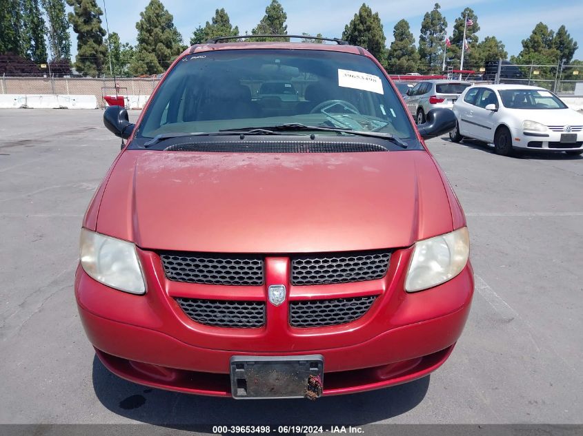 2002 Dodge Grand Caravan Ex VIN: 2B8GP74L02R641242 Lot: 39653498