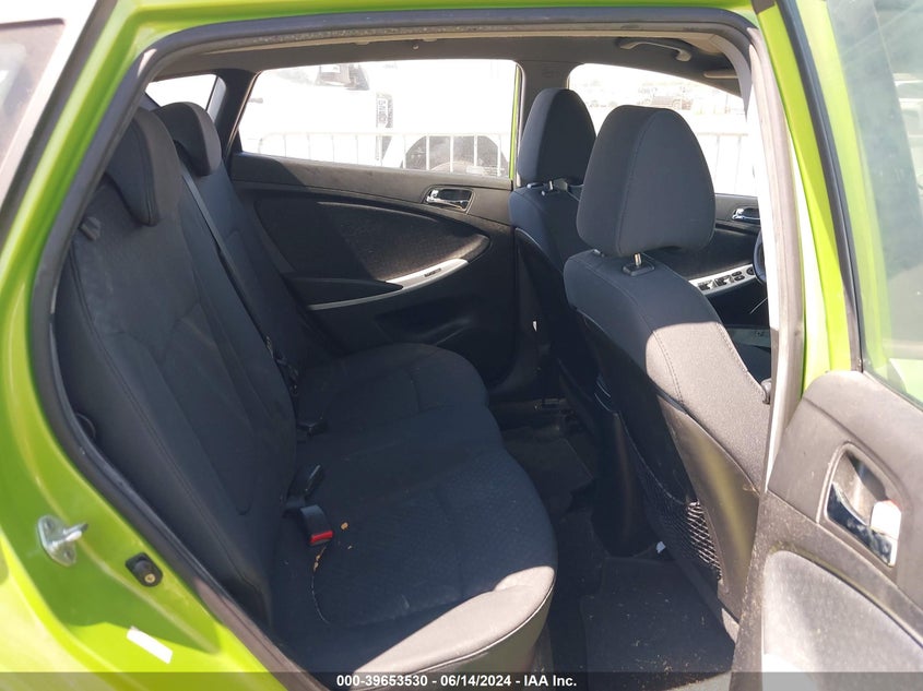 2012 Hyundai Accent Se VIN: KMHCU5AEXCU017874 Lot: 39653530