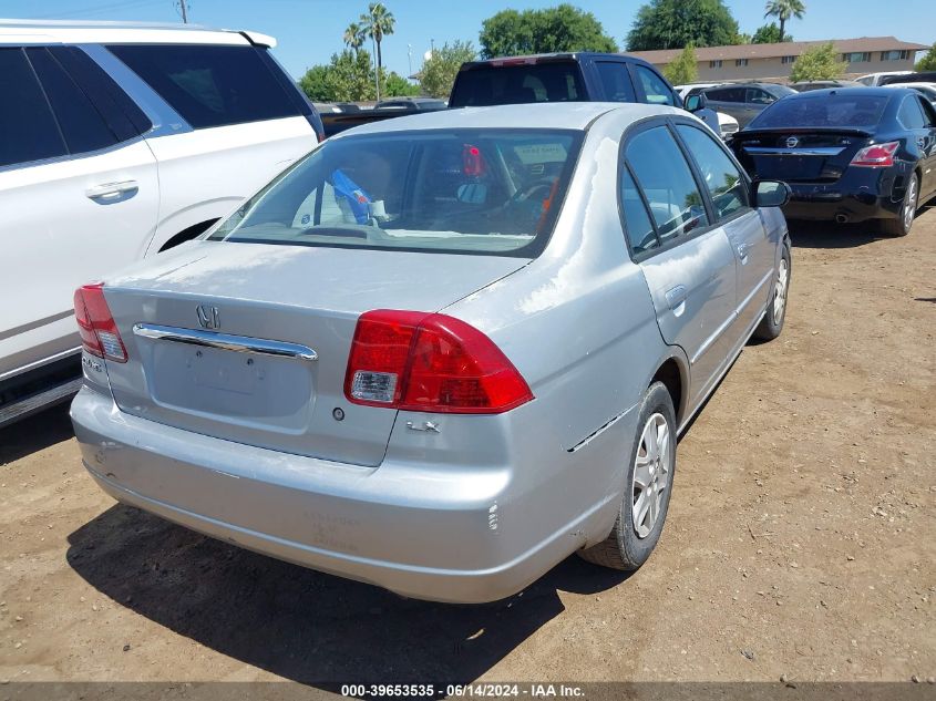 2003 Honda Civic Lx VIN: 2HGES15513H558483 Lot: 39653535