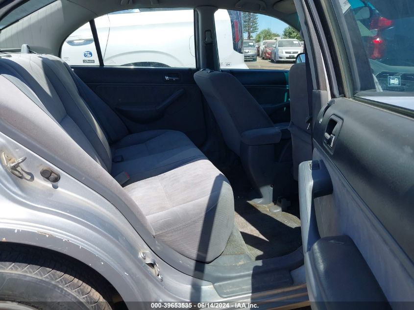 2003 Honda Civic Lx VIN: 2HGES15513H558483 Lot: 39653535