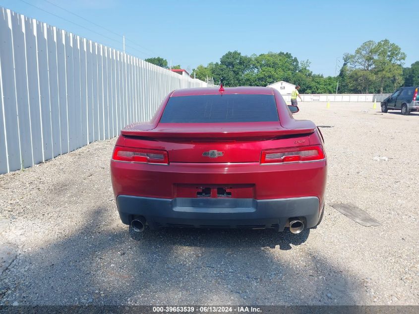 2015 Chevrolet Camaro Lt VIN: 2G1FD1E32F9179351 Lot: 39653539