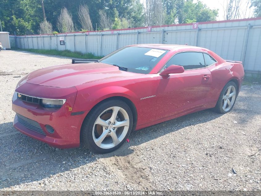 2015 Chevrolet Camaro Lt VIN: 2G1FD1E32F9179351 Lot: 39653539