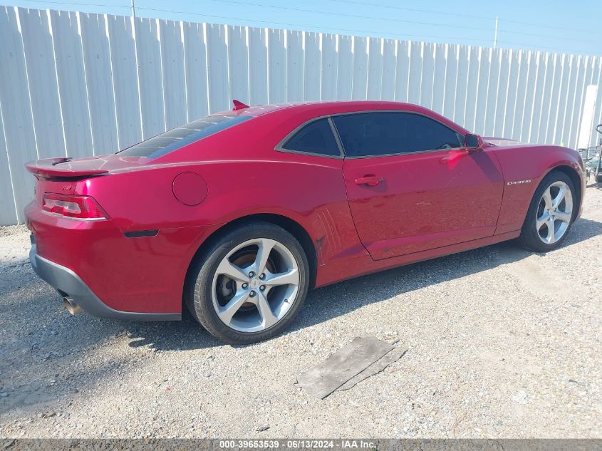 2015 Chevrolet Camaro Lt VIN: 2G1FD1E32F9179351 Lot: 39653539