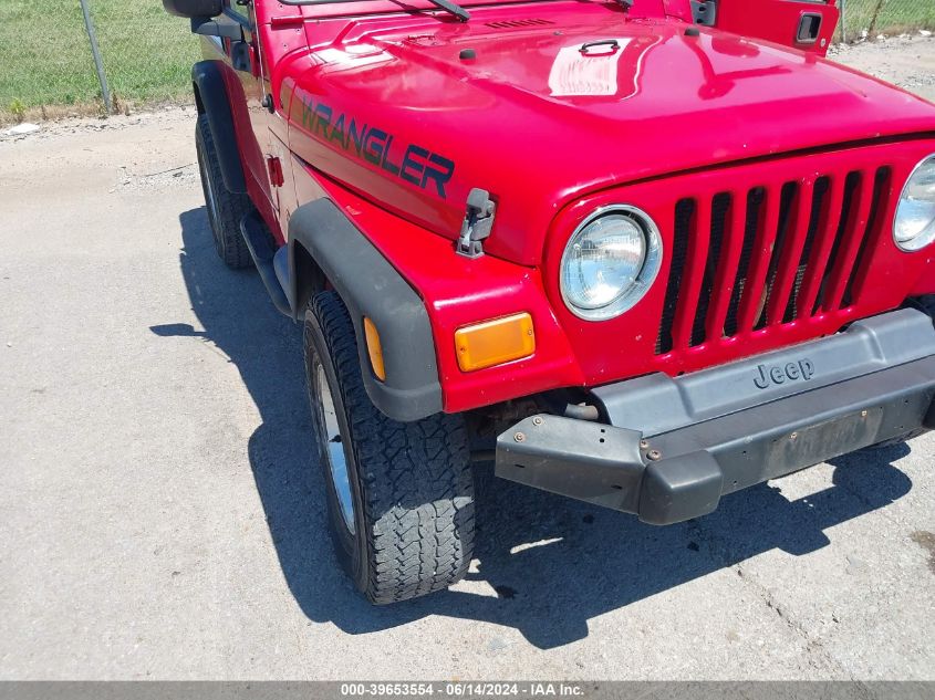 2003 Jeep Wrangler X VIN: 1J4FA39S03P319286 Lot: 39653554