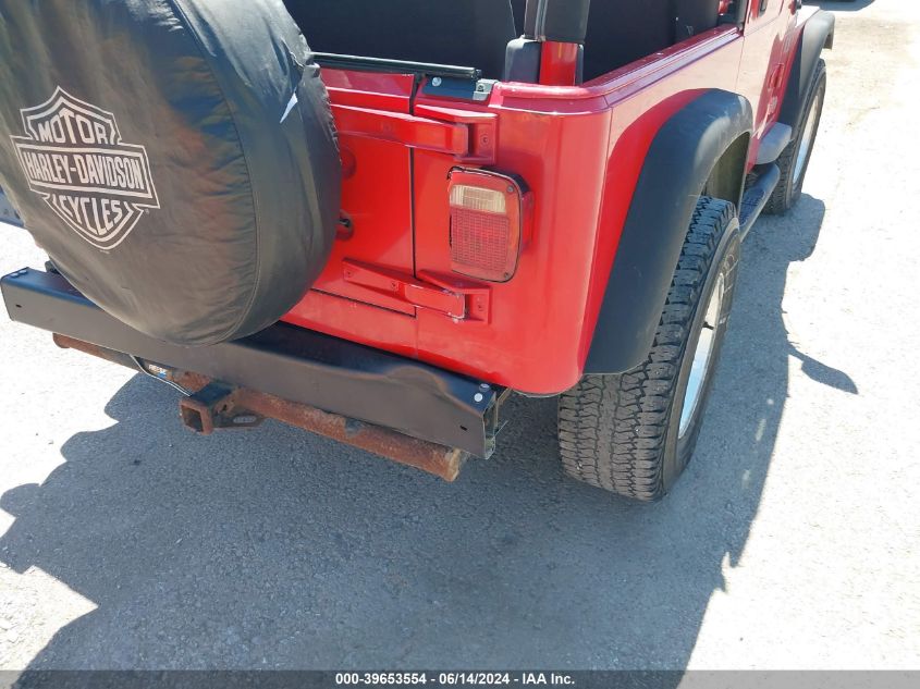 2003 Jeep Wrangler X VIN: 1J4FA39S03P319286 Lot: 39653554