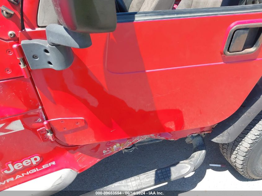 2003 Jeep Wrangler X VIN: 1J4FA39S03P319286 Lot: 39653554