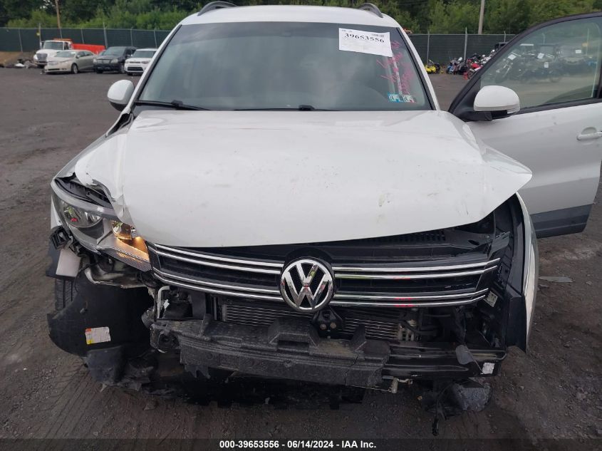 2016 Volkswagen Tiguan S VIN: WVGBV7AX4GW581584 Lot: 39653556