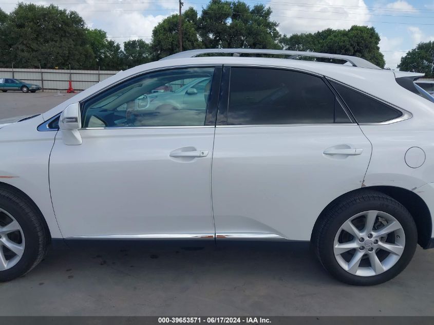 2012 Lexus Rx 350 VIN: 2T2ZK1BA4CC066800 Lot: 39653571