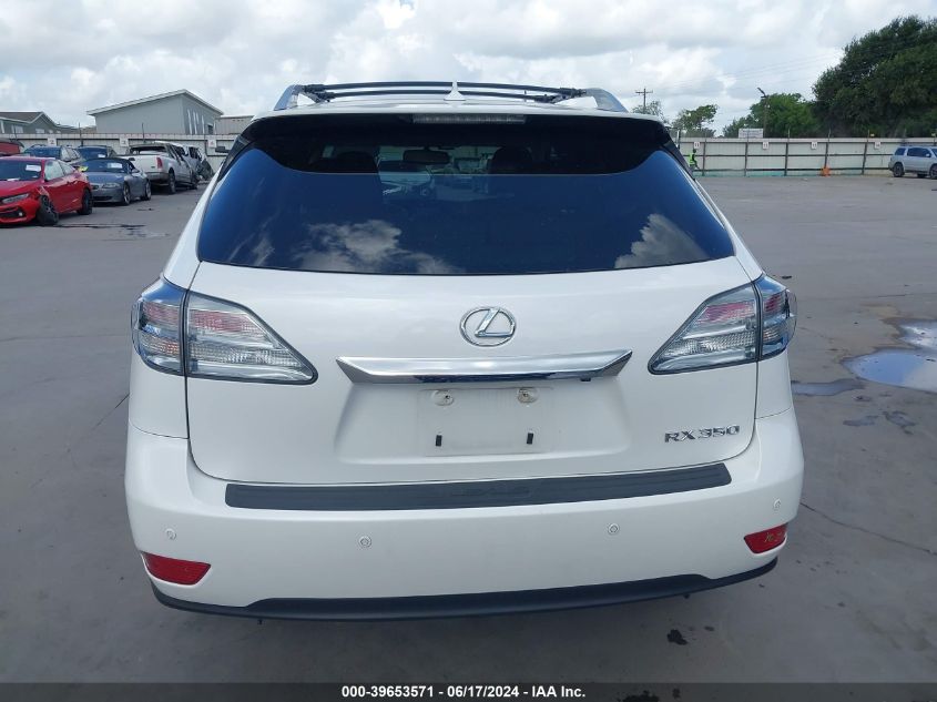 2012 Lexus Rx 350 VIN: 2T2ZK1BA4CC066800 Lot: 39653571