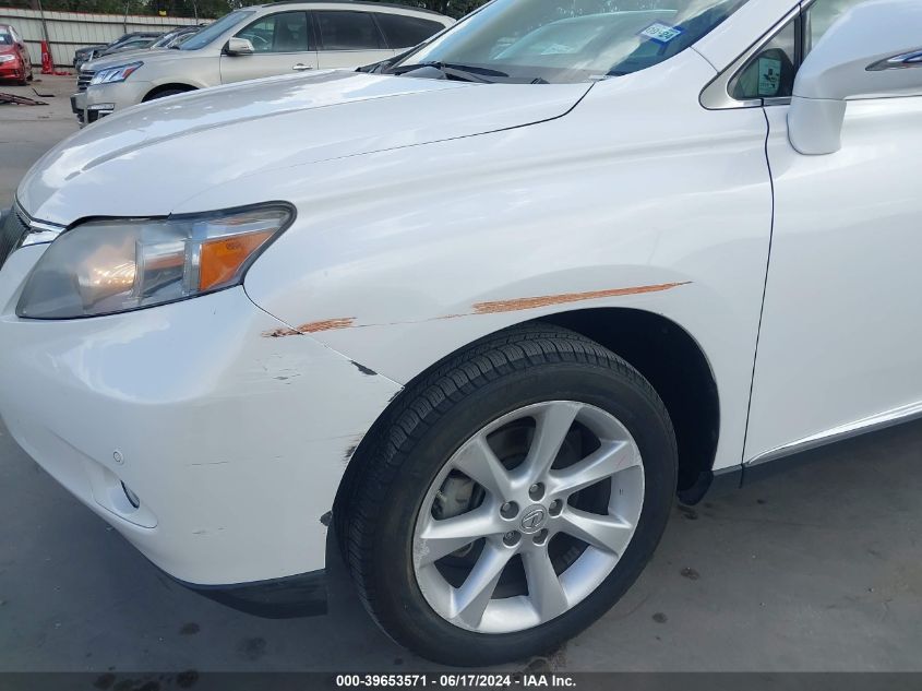 2012 Lexus Rx 350 VIN: 2T2ZK1BA4CC066800 Lot: 39653571