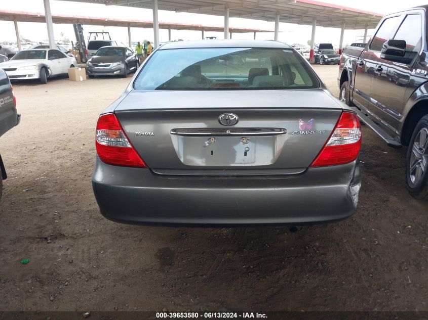 2004 Toyota Camry Le VIN: 4T1BE32K44U803611 Lot: 39653580