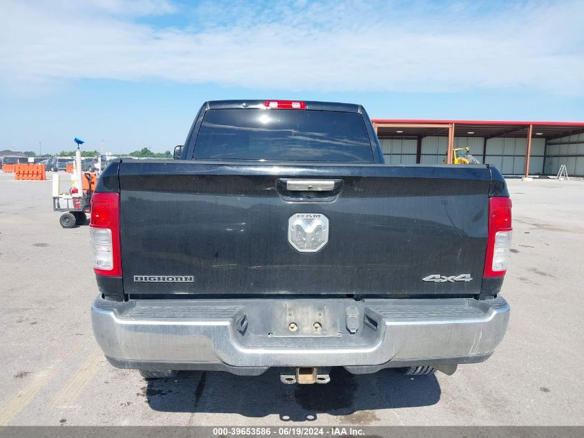 2019 Ram 2500 Big Horn 4X4 6'4 Box VIN: 3C6UR5DJ6KG592551 Lot: 39653586