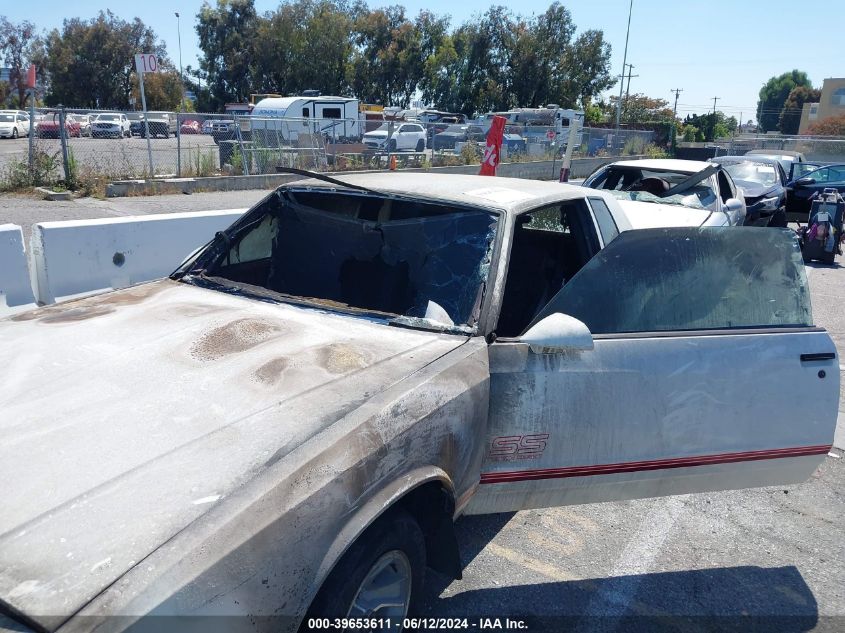 1987 Chevrolet Monte Carlo VIN: 1G1GZ11G2HP151696 Lot: 39653611