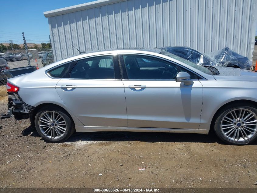 2015 Ford Fusion Se VIN: 3FA6P0HD7FR226550 Lot: 39653626