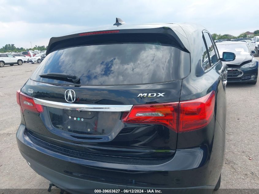 2014 Acura Mdx Technology Package VIN: 5FRYD3H42EB020449 Lot: 39653627