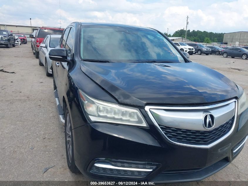 2014 Acura Mdx Technology Package VIN: 5FRYD3H42EB020449 Lot: 39653627