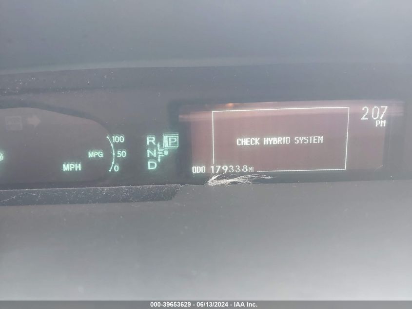 2011 Toyota Prius Three VIN: JTDKN3DU1B0262315 Lot: 39653629