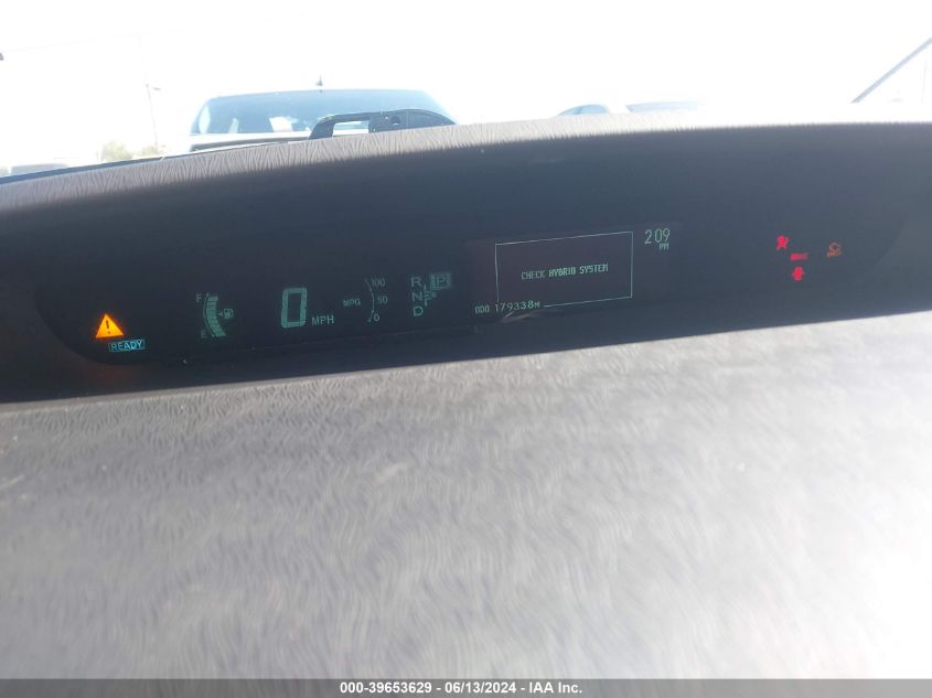 2011 Toyota Prius Three VIN: JTDKN3DU1B0262315 Lot: 39653629