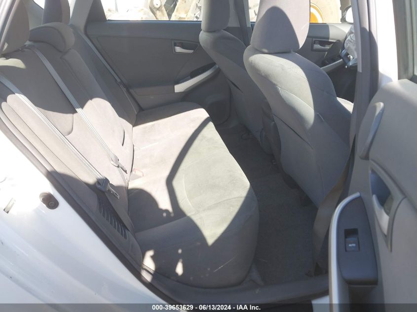 2011 Toyota Prius Three VIN: JTDKN3DU1B0262315 Lot: 39653629