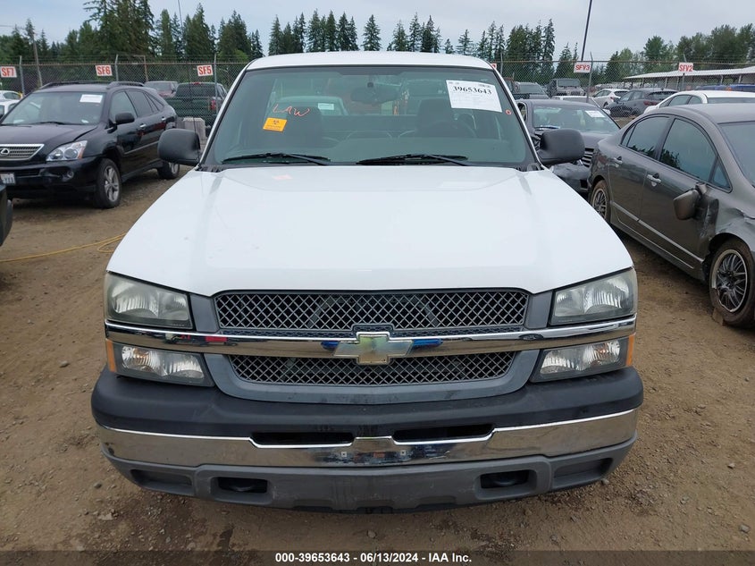 2005 Chevrolet Silverado 1500 Work Truck VIN: 1GCEC14X25Z158885 Lot: 39653643