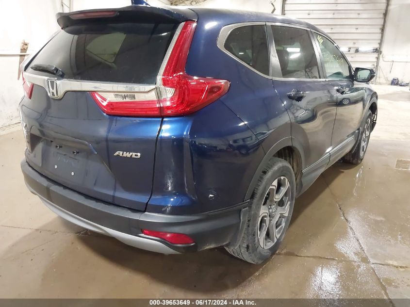 2019 Honda Cr-V Ex-L VIN: 5J6RW2H8XKL001759 Lot: 39653649