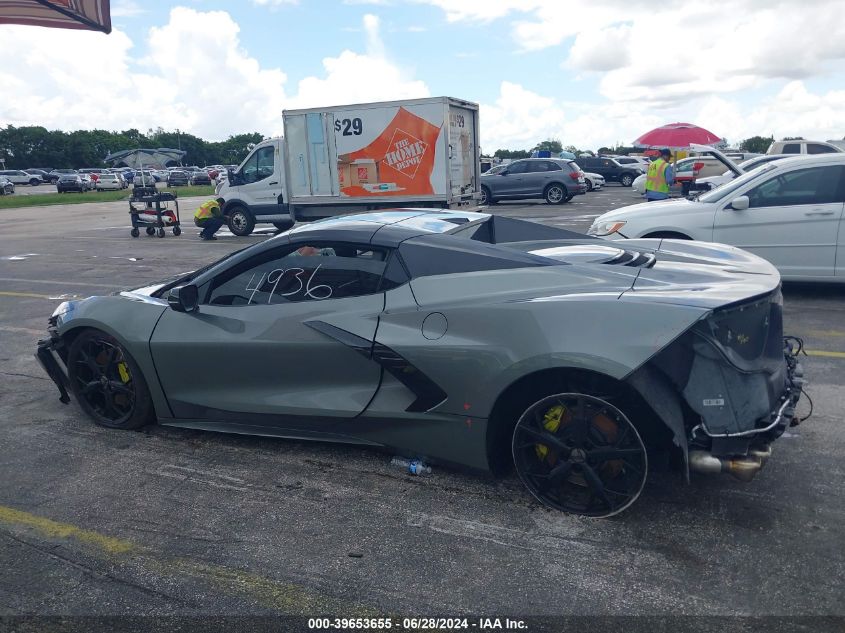 2022 Chevrolet Corvette Stingray Rwd 1Lt VIN: 1G1YA3D43N5104936 Lot: 39653655