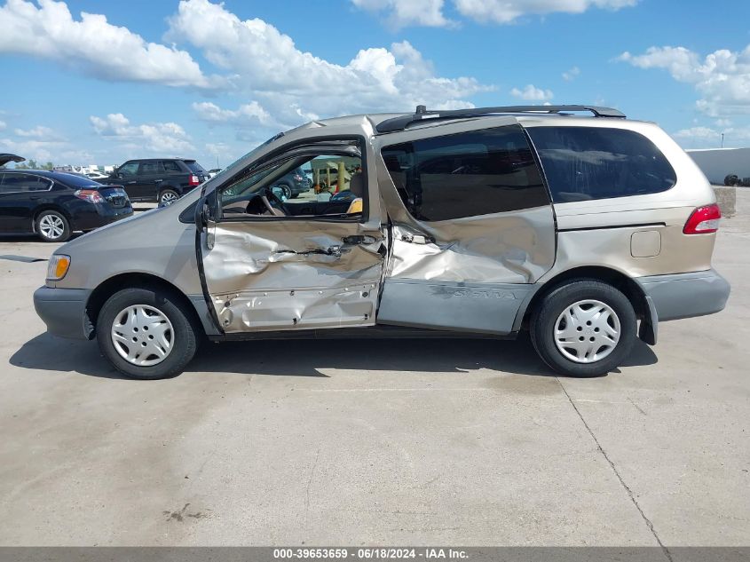 2001 Toyota Sienna Le VIN: 4T3ZF13C31U381891 Lot: 39653659