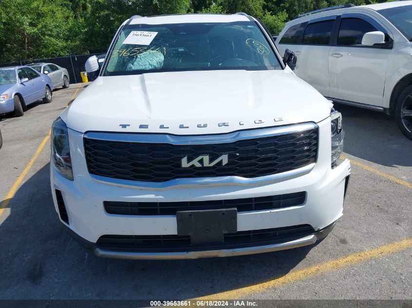 2022 Kia Telluride S VIN: 5XYP6DHCXNG273192 Lot: 39653661