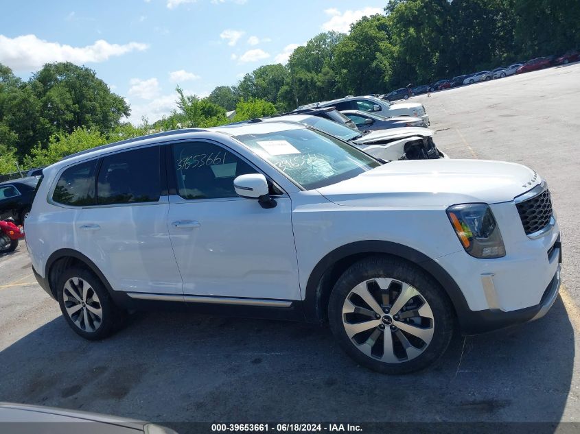 2022 Kia Telluride S VIN: 5XYP6DHCXNG273192 Lot: 39653661