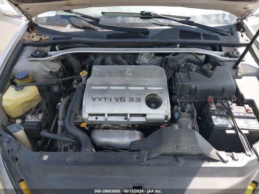 2005 Lexus Es 330 VIN: JTHBA30G455078049 Lot: 39653680