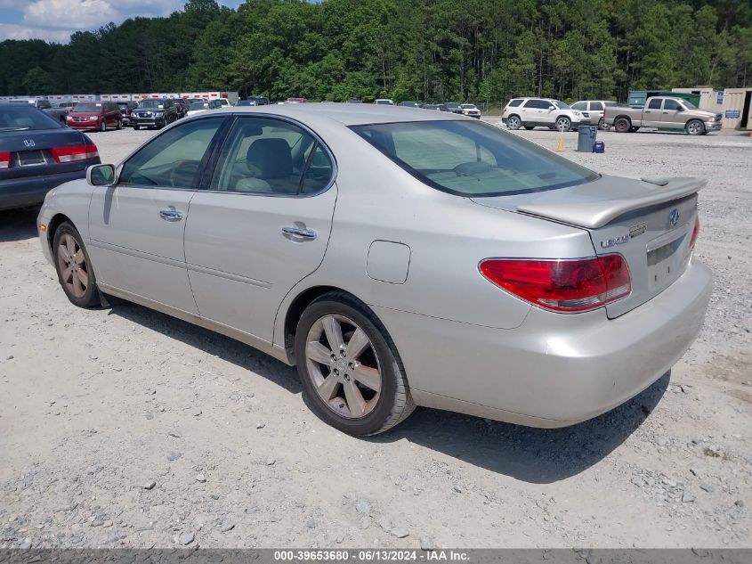 2005 Lexus Es 330 VIN: JTHBA30G455078049 Lot: 39653680