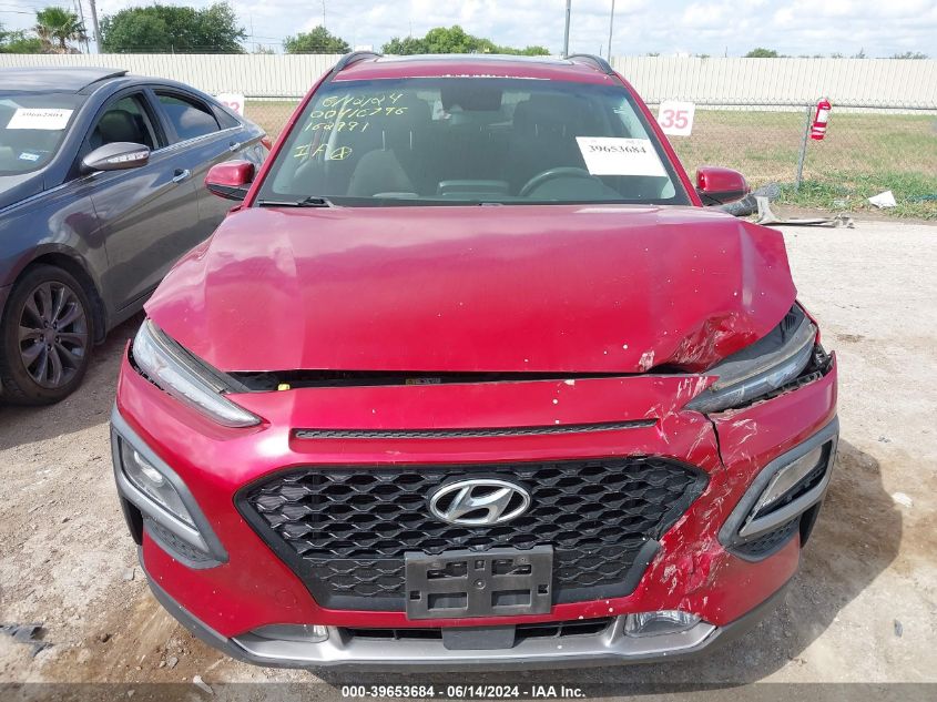 2018 Hyundai Kona Sel VIN: KM8K62AA6JU162991 Lot: 39653684