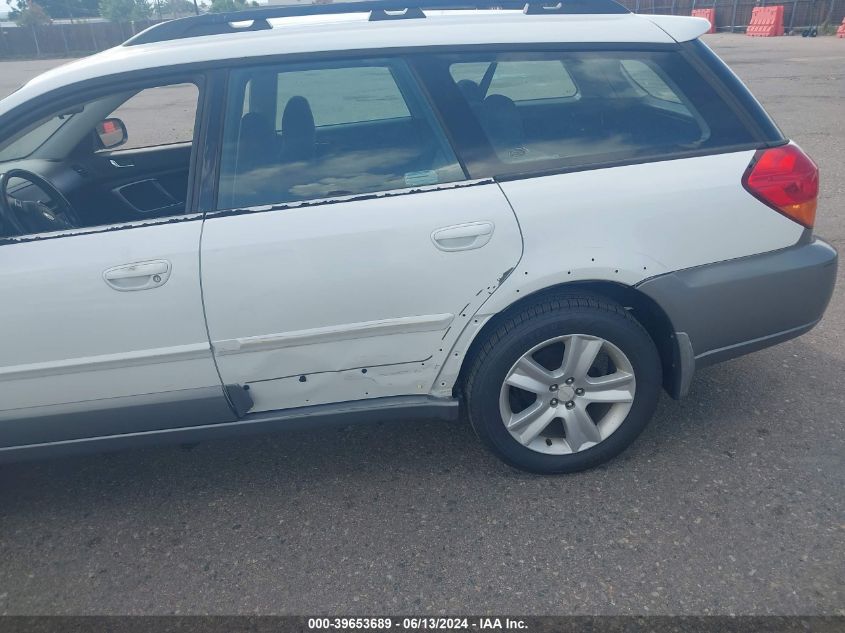 2005 Subaru Outback 2.5Xt VIN: 4S4BP68C654334759 Lot: 39653689