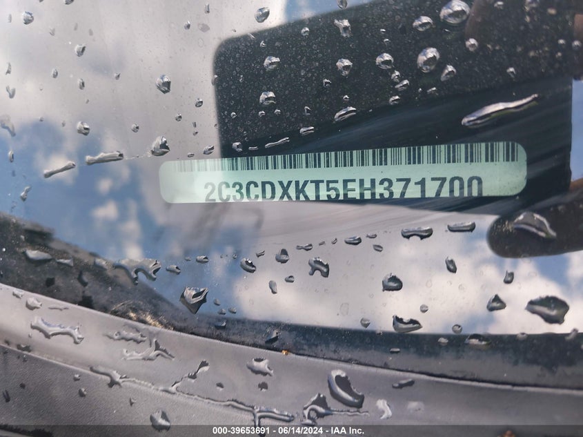 2014 Dodge Charger Police VIN: 2C3CDXKT5EH371700 Lot: 39653691