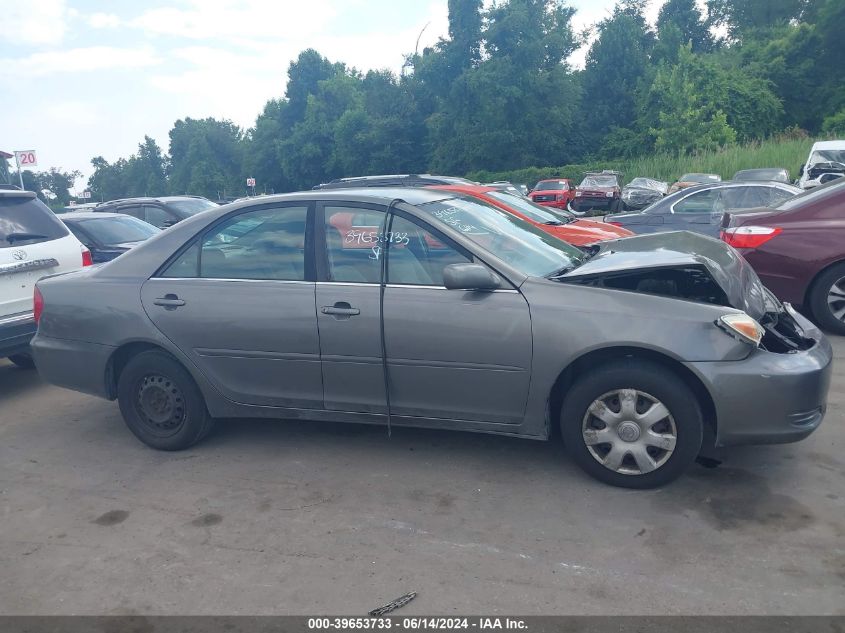 2004 Toyota Camry Le VIN: 4T1BE32K24U829267 Lot: 39653733