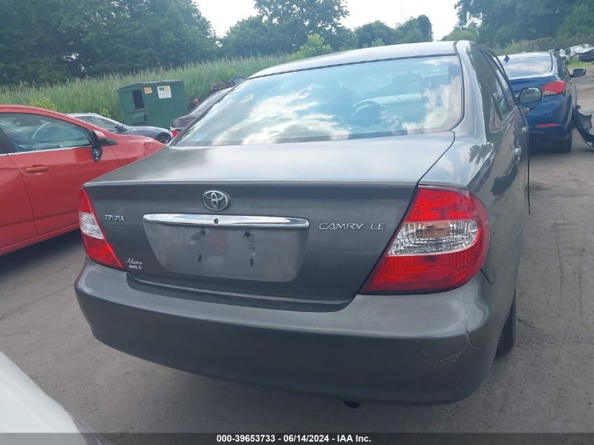 2004 Toyota Camry Le VIN: 4T1BE32K24U829267 Lot: 39653733