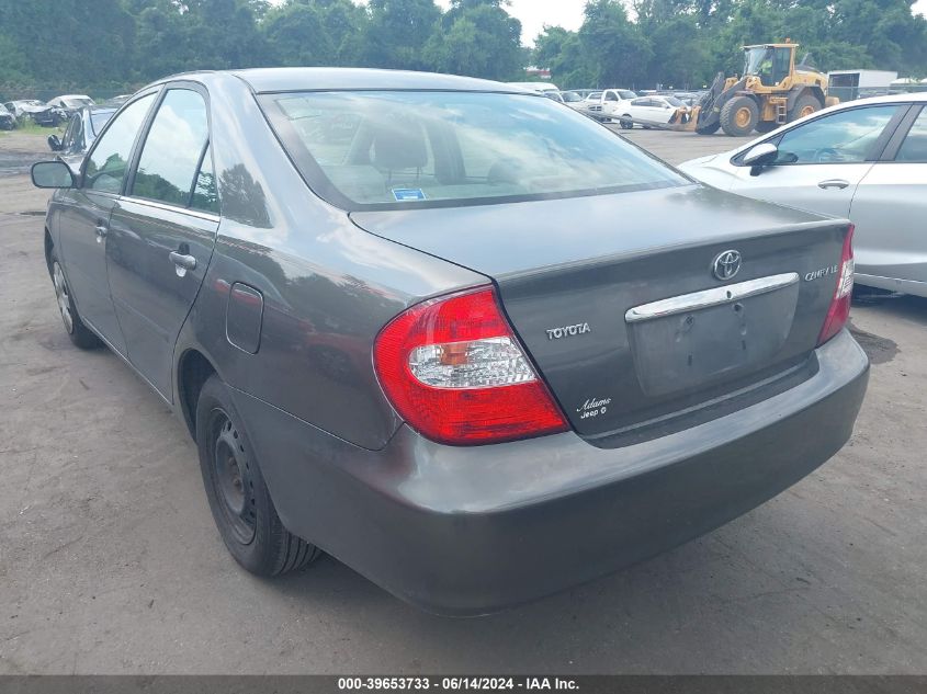 2004 Toyota Camry Le VIN: 4T1BE32K24U829267 Lot: 39653733