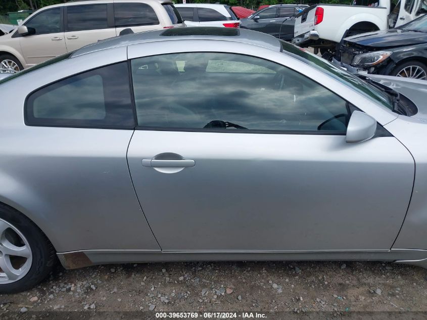 2004 Infiniti G35 VIN: JNKCV54E54M816801 Lot: 39653769