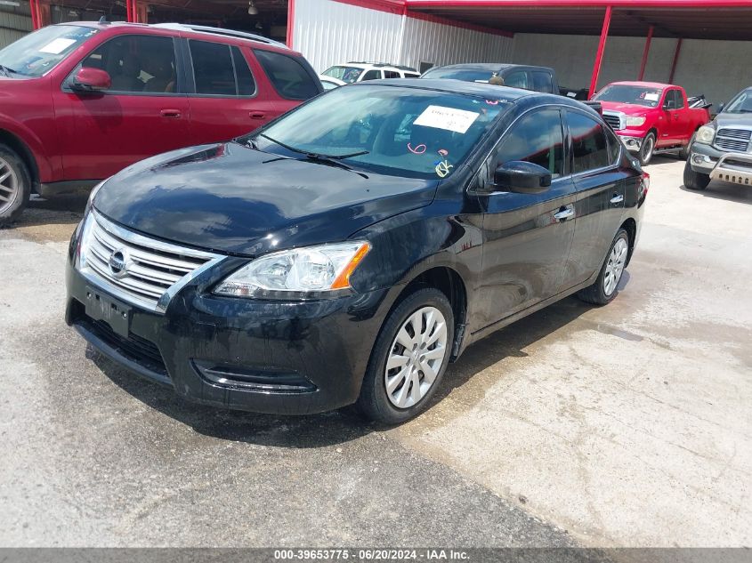 2015 Nissan Sentra S VIN: 3N1AB7AP4FY359680 Lot: 39653775