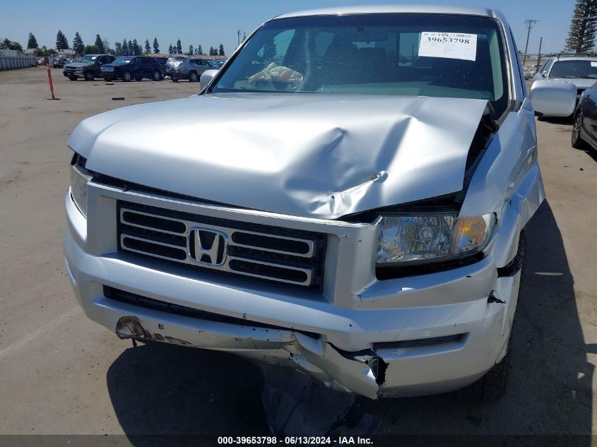 2006 Honda Ridgeline Rts VIN: 2HJYK16466H513587 Lot: 39653798