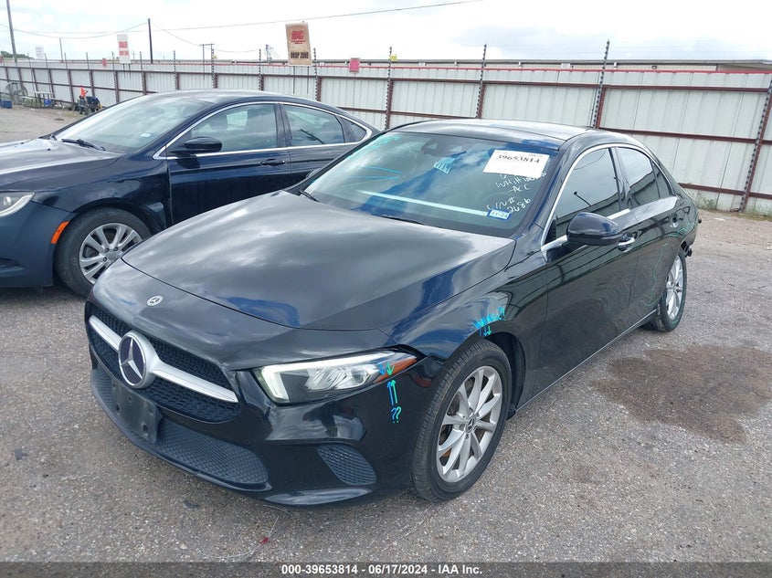VIN WDD3G4EB2KW002686 2019 MERCEDES-BENZ A 220
