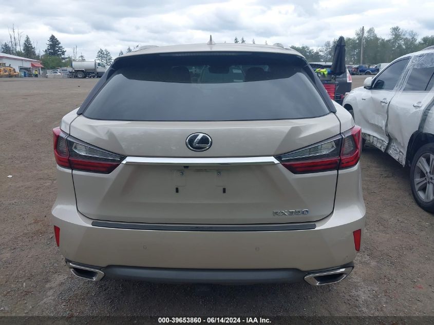2017 Lexus Rx 350 VIN: 2T2BZMCA7HC088116 Lot: 39653860