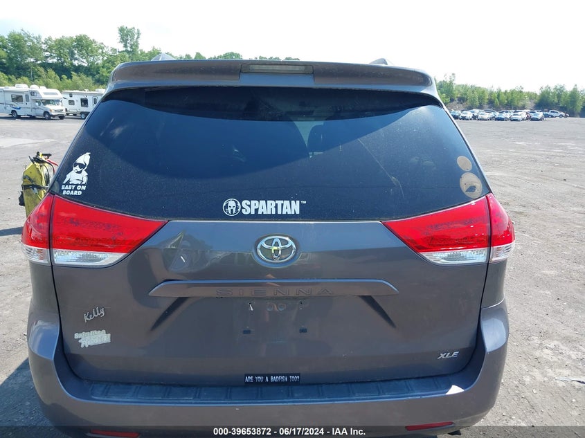 2012 Toyota Sienna Xle V6 8 Passenger VIN: 5TDYK3DC6CS266319 Lot: 39653872