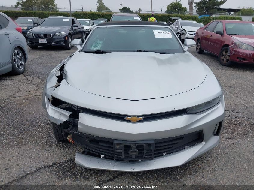 2018 Chevrolet Camaro 1Lt VIN: 1G1FB3DX1J0178832 Lot: 39653874